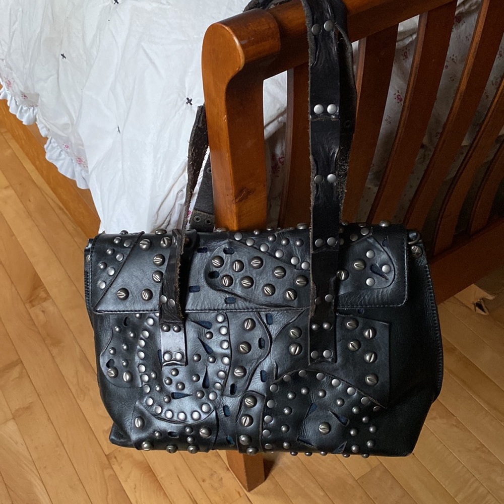Patricia Nash studded distressed bag